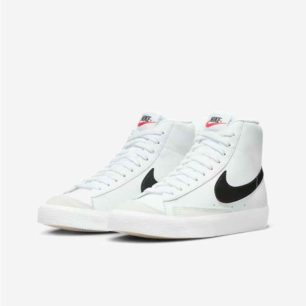 Nike White and Black Blazer Mid ‘77 Sneaker